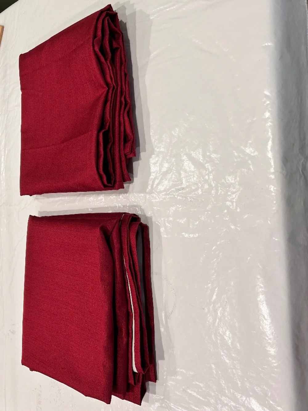 82x80 Wine Red Burgundy Blackout Fully Lined Curtains Double Panels